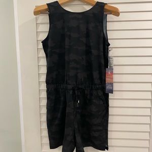 Camouflage performance romper
